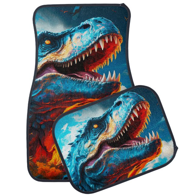 Ai Dinosaur Car Floor Mat (Set)