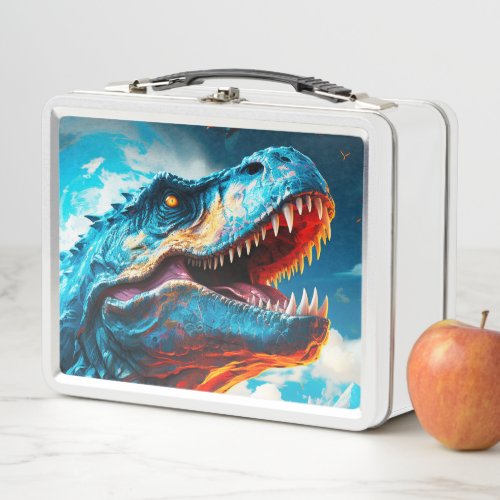 Ai Dinosaur Metal Lunch Box