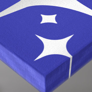 AI emblem Sparkle stars, beacon of the digital era Canvas Photo Tile