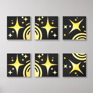 AI emblem Sparkle stars, beacon of the digital era Foam Core Photo Tile