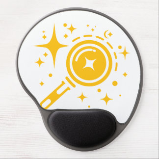 AI emblem Twinkle stars, beacon of the digital age Gel Mouse Pad