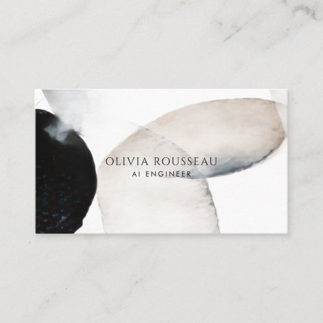AI Engineer Consultant Business Card (Front)