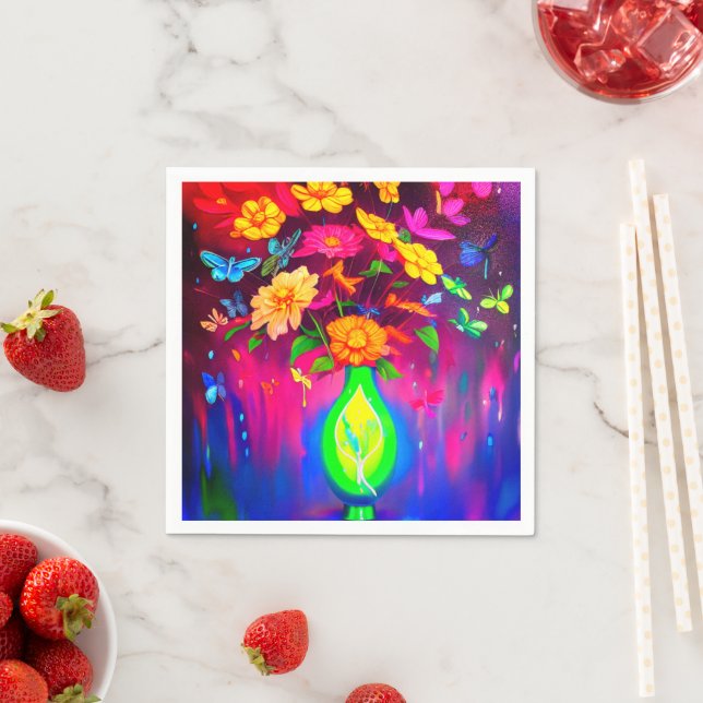 Ai Flowers Napkins (Insitu)