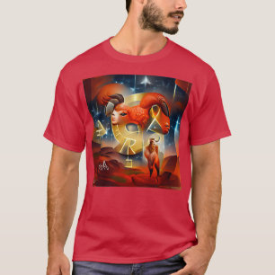 AI generated art Aries T-Shirt
