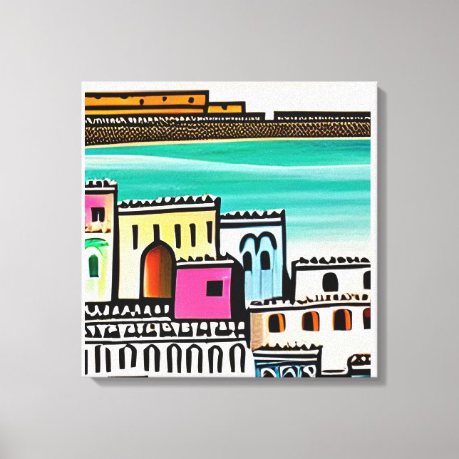 ai generated art  canvas print (Front)