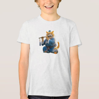 AI-Generated Cat Illustration – Cool & Artistic  Tri-Blend Shirt