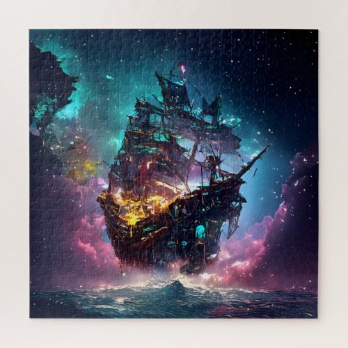 AI Generated Pirate Ship Jigsaw Puzzle