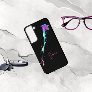 AI Generated Water Splash Samsung Galaxy S22+ Case