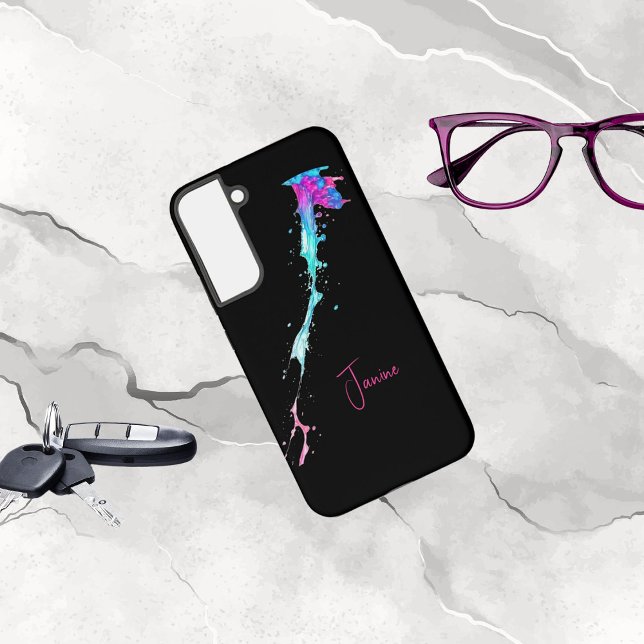 AI Generated Water Splash Samsung Galaxy Case (Creator Uploaded)