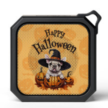 AI Generated | White Frenchie | Happy Halloween