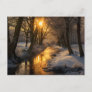 (AI generated) Winter Landscape Postcard