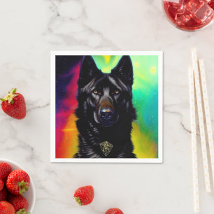 Ai German Shepherd Napkins