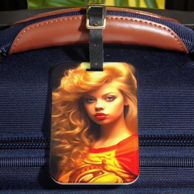 Ai Girl Luggage Tag (Front Insitu 2)