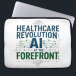 AI in Healthcare: Revolutionizing Diagnosis Laptop Sleeve<br><div class="desc">Experience the future of medicine! This design showcases the power of AI in healthcare,  revolutionizing diagnosis and treatment. Perfect for tech enthusiasts,  medical professionals,  and anyone who believes in the power of innovation.  #AI #HealthcareRevolution</div>