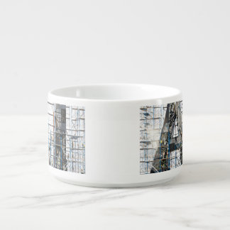 AI Industrial Letterform Architecture Art Bowl