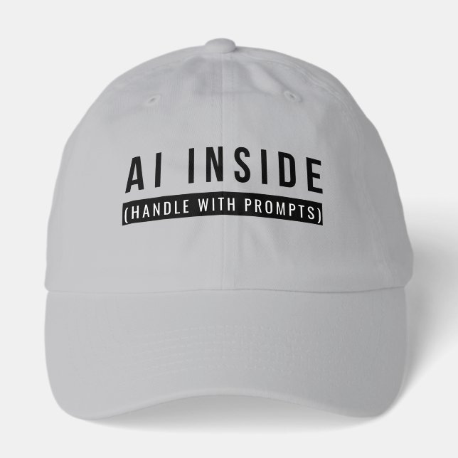 AI Inside — Handle With Prompts Hat (Front)