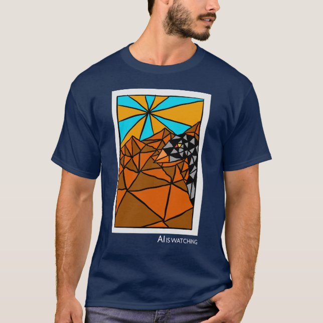 AI is watching T-Shirt (Front)
