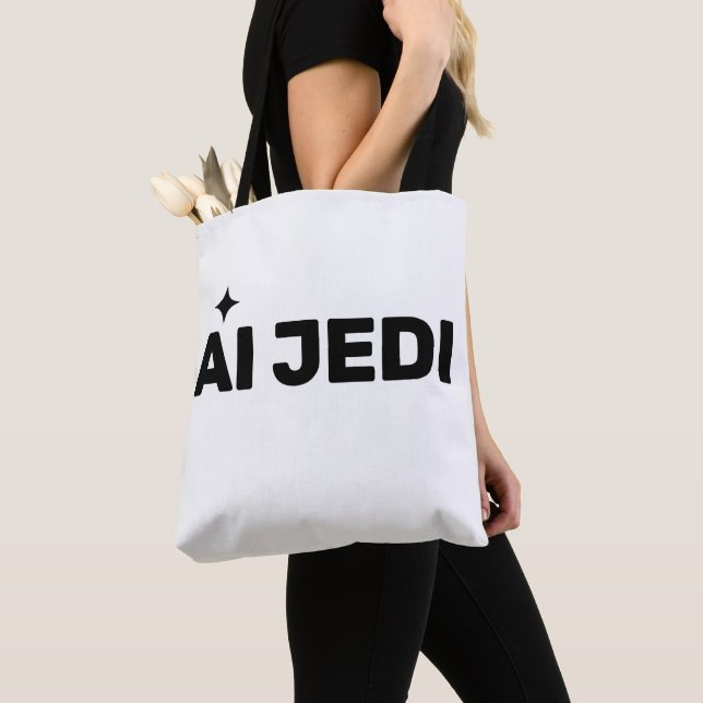 AI Jedi™ Tote Bag (Close Up)