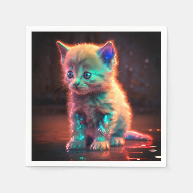 Ai Kitten Napkins (Front)