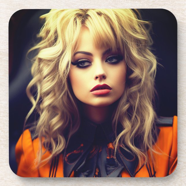 Ai Lady Beverage Coaster (Front)