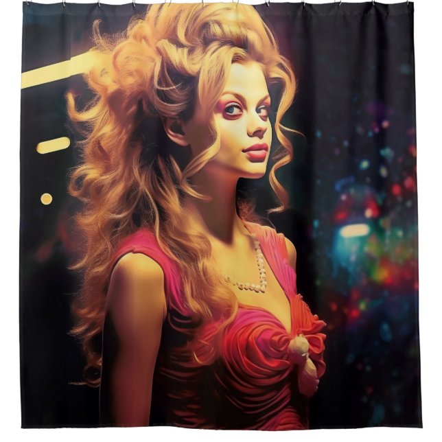 Ai Lady Shower Curtain (Front)