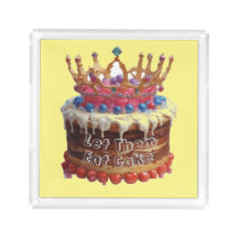 AI Let Them Eat Cake Serving Tray