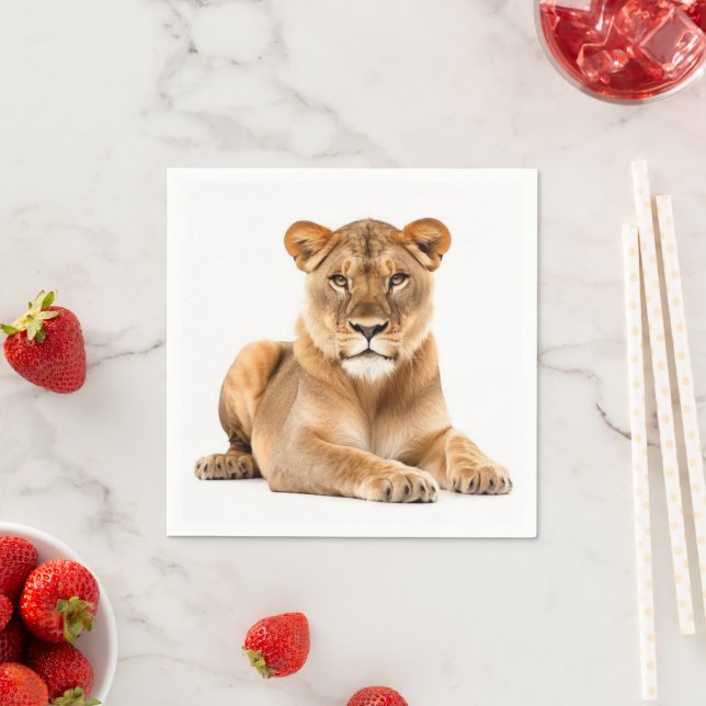 Ai Lioness Napkins (Insitu)