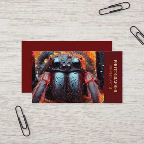 AI Macro Arachnid Business Card