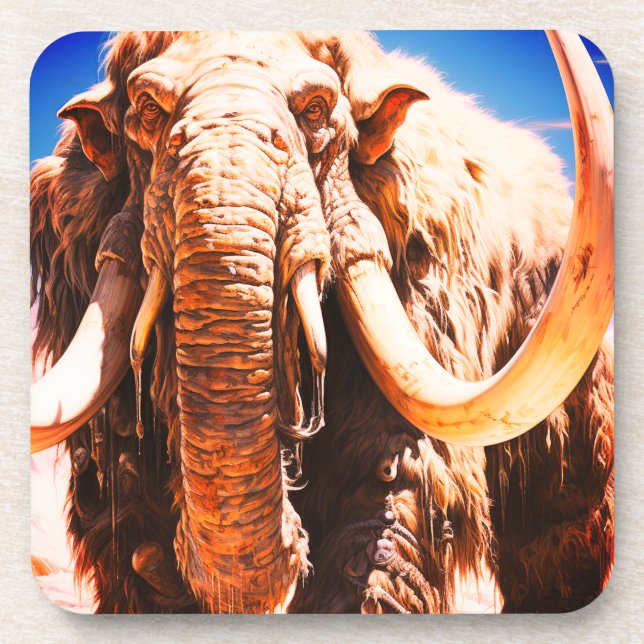 Ai Mammoth Beverage Coaster (Front)