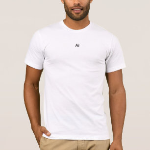 AI Minimalist T-Shirt – Artificial Intelligence Te