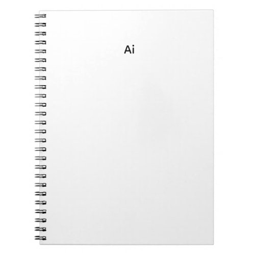 AI Minimalist T-Shirt – Artificial Intelligence Te Notebook