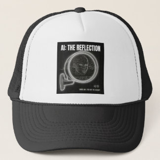 Ai Mirror Dark Tech Dystopia Garbage In Out Trucker Hat