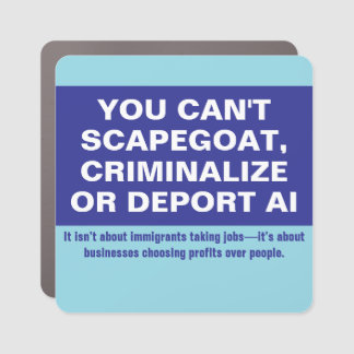 AI over ALL Car Magnet
