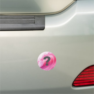 AI Pink Wave ? Car Magnet
