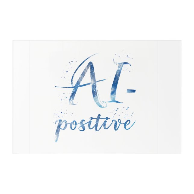AI-Positive Text Art (Front)