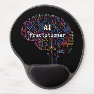 AI Practitioner of Artificial Intelligence Tech  Gel Mouse Pad