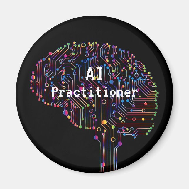 AI Practitioner of Artificial Intelligence Tech  Magnet (Front)
