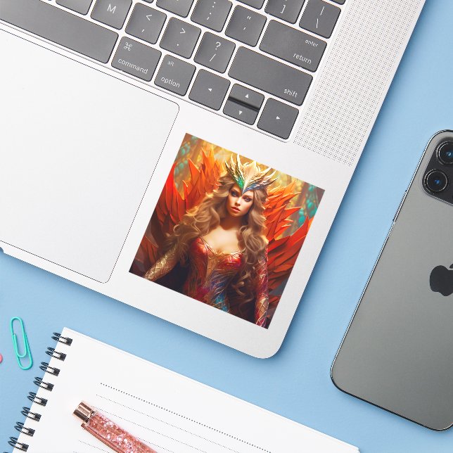Ai Princess Sticker (Laptop w/ iPhone)