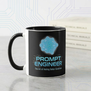 AI Prompt Engineer Coffee Mug – Funny Tech