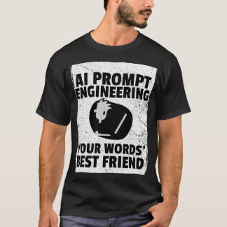 AI Prompt Engineering - Your words' best friend AI T-Shirt