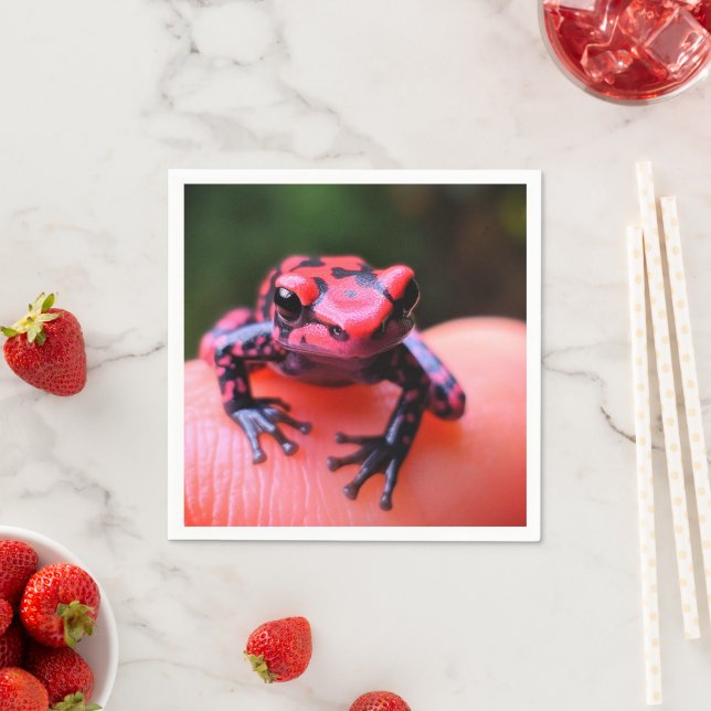Ai Red Frog Napkins (Insitu)