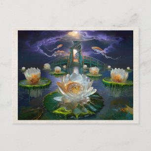 AI Remix Fine Art Waterscape Surrealism Dreamcore Postcard
