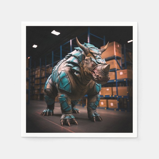 Ai Rhino Napkins (Front)