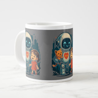 AI & Robot Characters – Futuristic Design Collecti Giant Coffee Mug