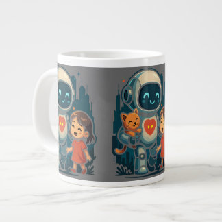 AI & Robot Characters – Futuristic Design Collecti Giant Coffee Mug