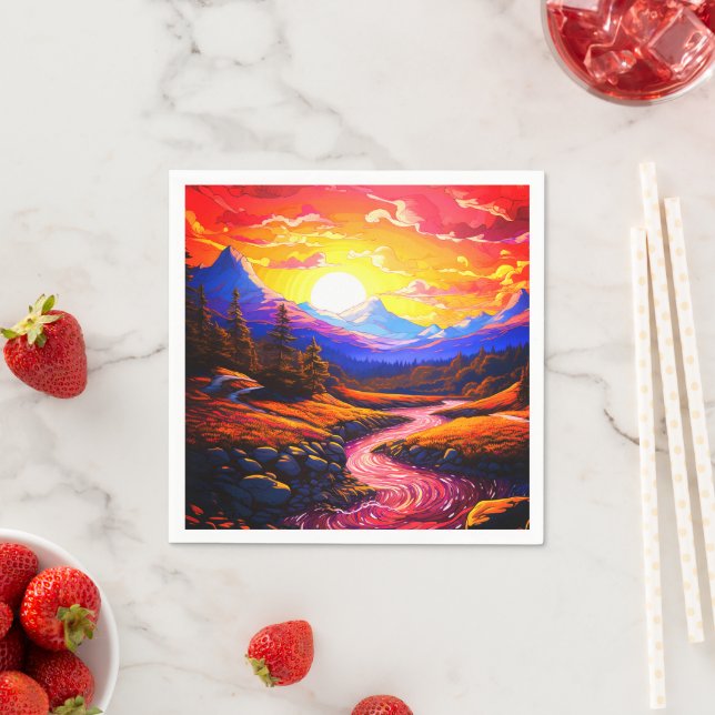 Ai Scenery Napkins (Insitu)