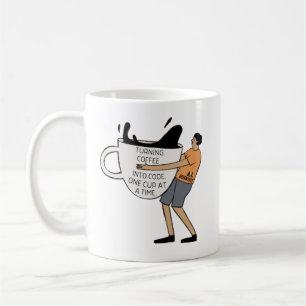 AI SCIENTIST TURNING COFFEE INTO CODE  MUG