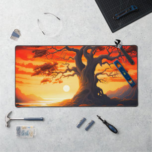 Ai Sunset Desk Mat