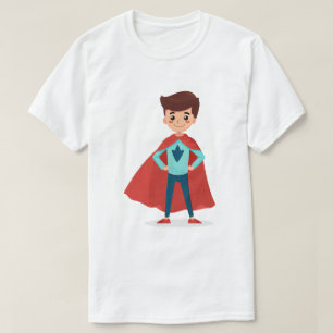 AI Superhero Boy T-Shirt