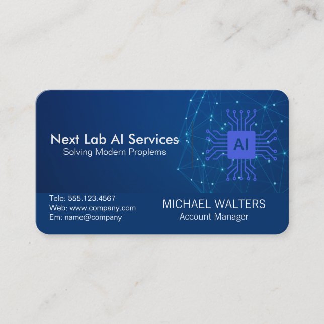 AI Tech | Data Center | Computing  Business Card (Front)